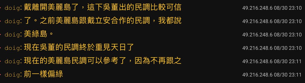[討論] 美麗島8月國政民調 藍白滿意度大跌 - 政黑 - PTT.BEST 批踢踢爆文