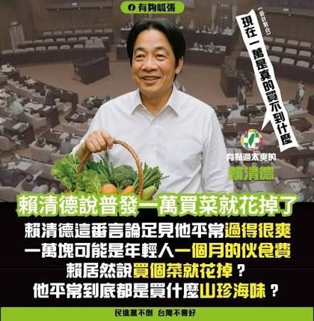 [新聞] 快訊／賴清德宣布：明年全民普發1萬 - 八卦 - PTT.BEST 批踢踢爆文 2