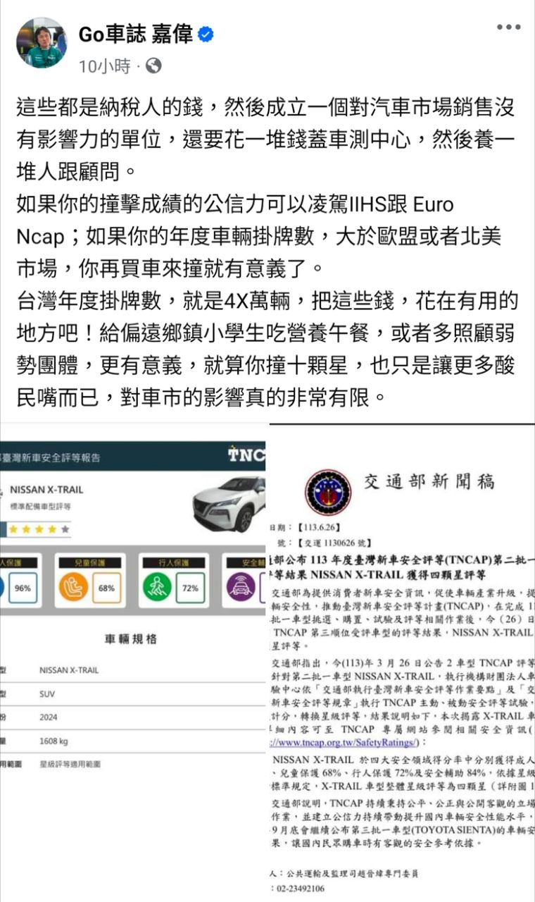 [閒聊] 結果TNCAP很有用 - 汽車 - PTT.BEST 批踢踢爆文