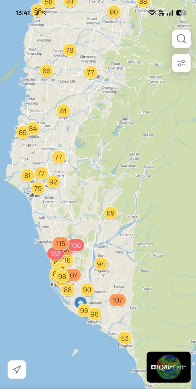 [問卦] 空污紅爆,台南火燒山結果殃及無辜高雄人