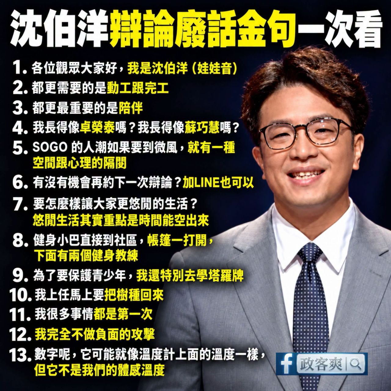 [新聞] 北市長辯論後社群瘋玩「伯洋體」 醫精選1 - 八卦 - PTT.BEST 批踢踢爆文 3