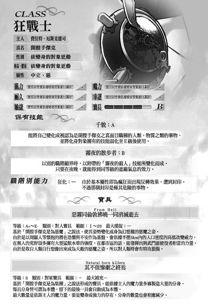 [Fate] 聖杯戰爭召喚狂傑克算強棒嗎 - 希洽 - PTT.BEST 批踢踢爆文