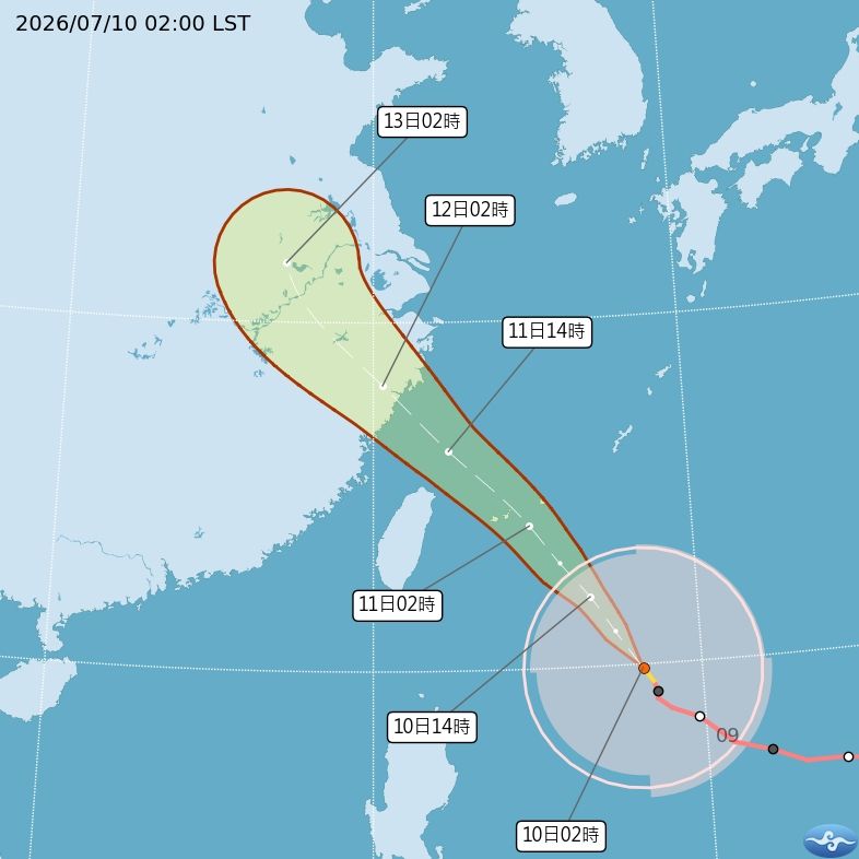 [颱風] 巴威颱風 海上颱風警報 第5報 - 大氣 - PTT.BEST 批踢踢爆文 3