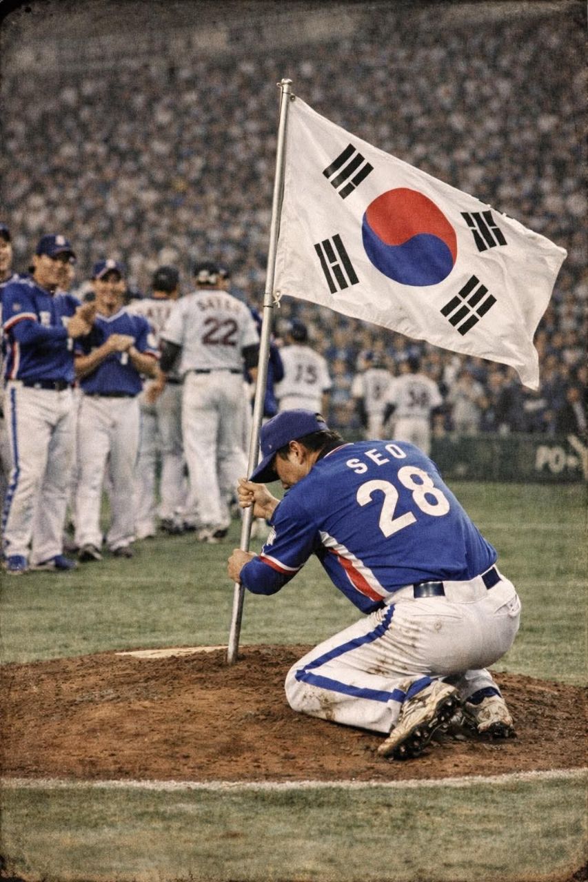 [分享] 20年前的今天-韓國贏日本後在投手丘插旗 - 棒球 - PTT.BEST 批踢踢爆文