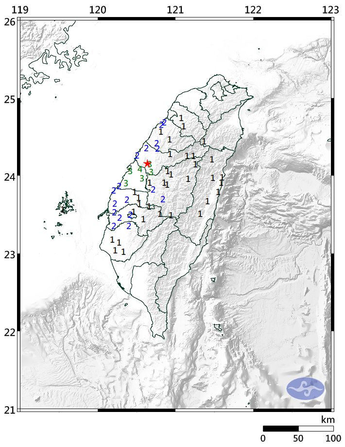 [爆卦] 顯著有感地震報告 芮氏4.5 震央台中西屯 - 八卦 - PTT.BEST 批踢踢爆文