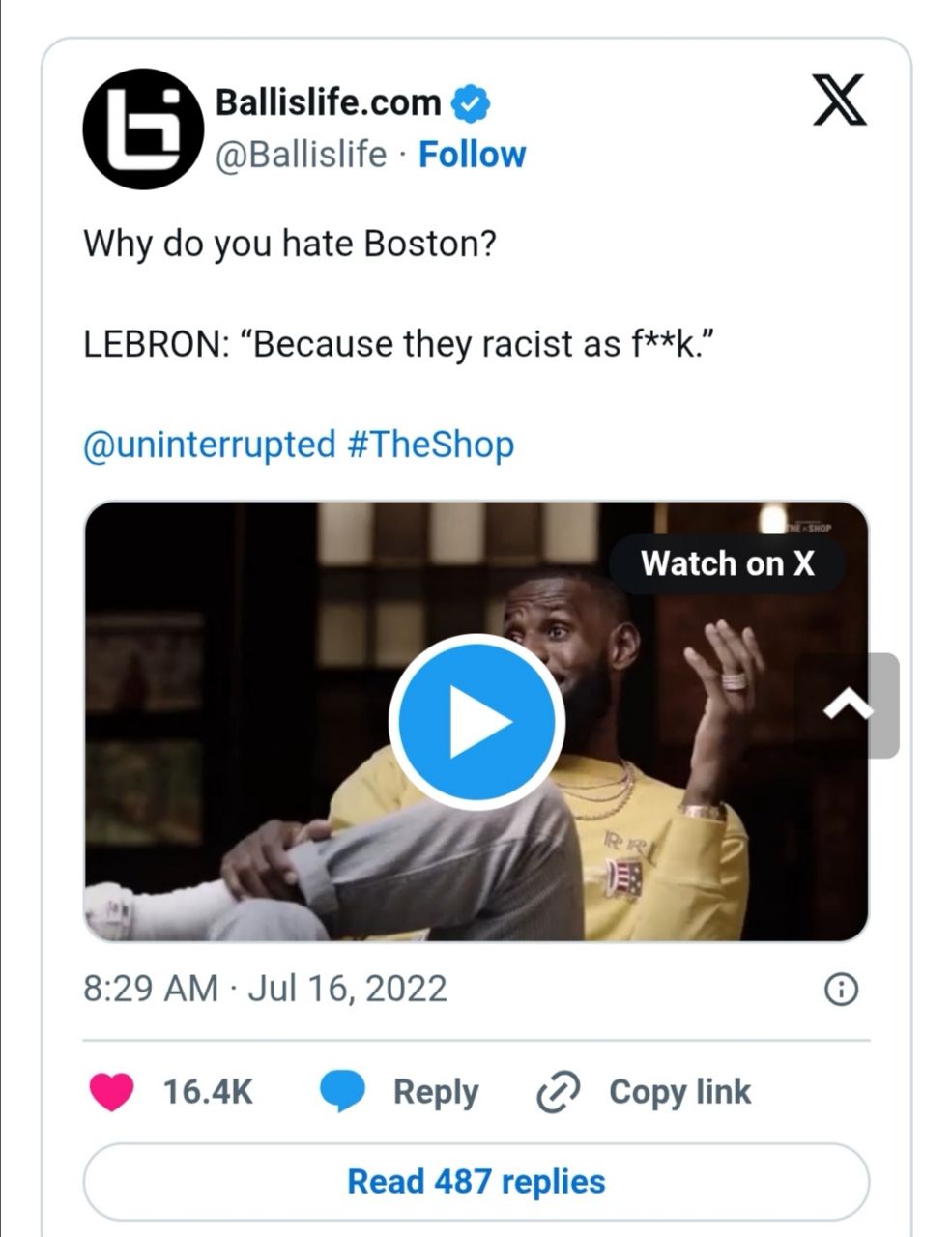 [情報] LBJ:第一次看到AR打球覺得他不像白人 - 美國職籃 - PTT.BEST 批踢踢爆文 3