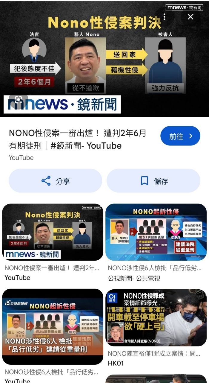 [新聞] 最新／NONO遭控按摩店、車內性侵猥褻2女 - 八卦 - PTT.BEST 批踢踢爆文