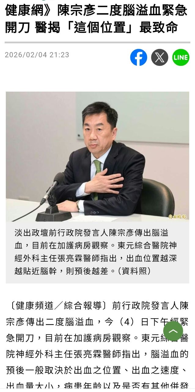 [新聞] 身體突不適！行政院前發言人陳宗彥驚傳進 - 八卦 - PTT.BEST 批踢踢爆文 2