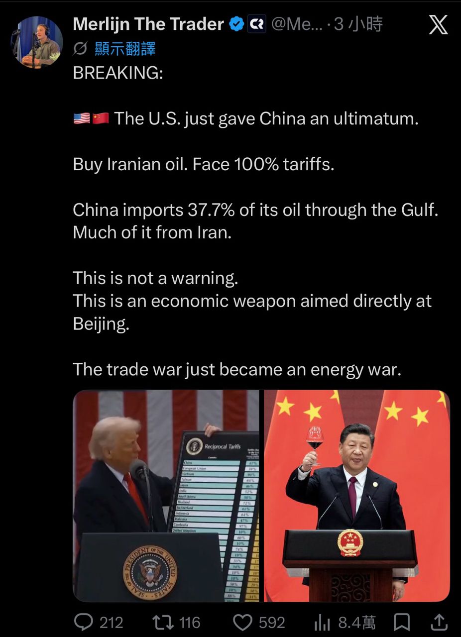 [問卦] 美國威脅中國：再買伊朗油就課100%關稅 - 八卦 - PTT.BEST 批踢踢爆文