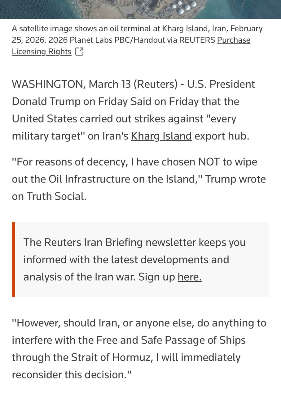 [情報] 川普已經攻擊哈爾克島！ - 軍事 - PTT.BEST 批踢踢爆文