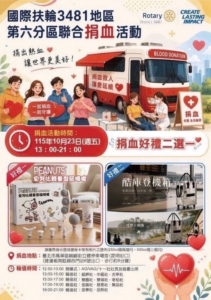國際扶輪3481地區第六分區 活動圖片 1