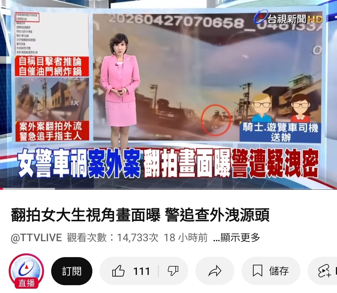 [問卦]警方震怒！要開始抓是誰放出女大生記錄器 - 八卦 - PTT.BEST 批踢踢爆文