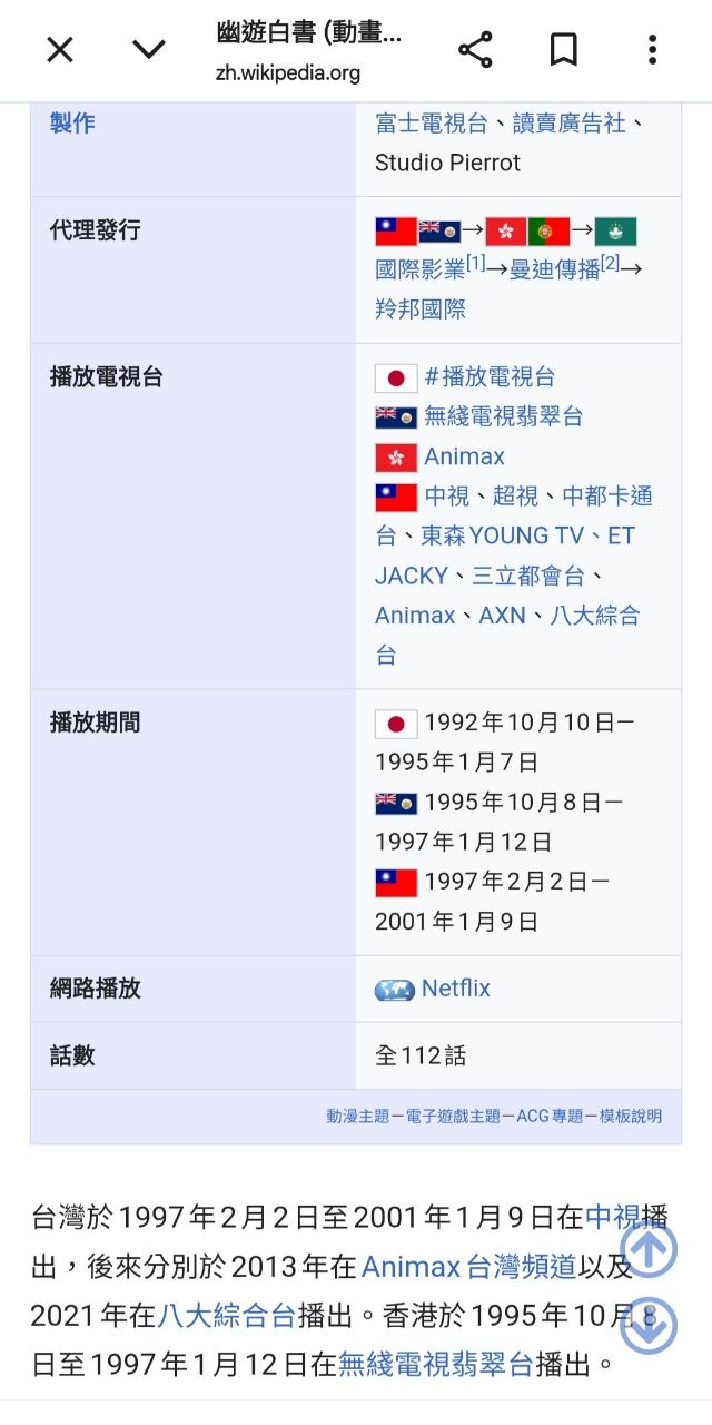 [問卦] 幽遊白書最早是中視播的? - 八卦 - PTT.BEST 批踢踢爆文