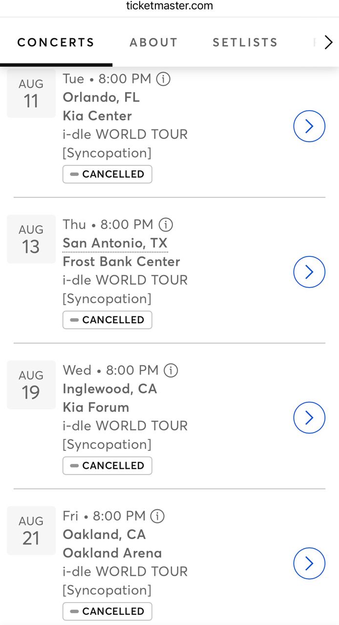 [情報] i-dle北美巡迴演唱會全數取消 - 韓星 - PTT.BEST 批踢踢爆文 3