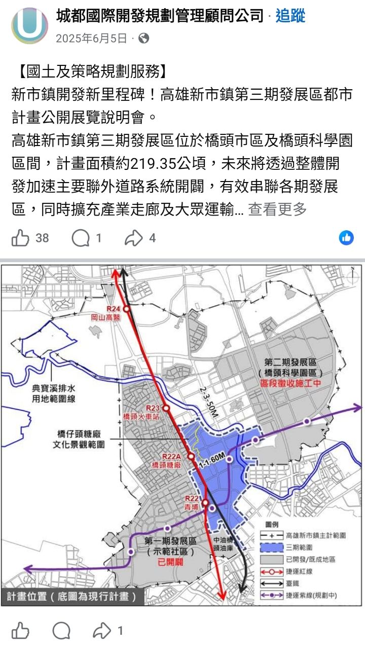 [新聞] 橋頭新市鎮卡30年？ 高雄議員怒轟國 - 房屋 - PTT.BEST 批踢踢爆文