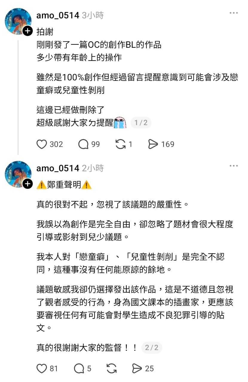 [閒聊] 台灣繪師 畫戀童 炎上？ - 希洽 - PTT.BEST 批踢踢爆文 2