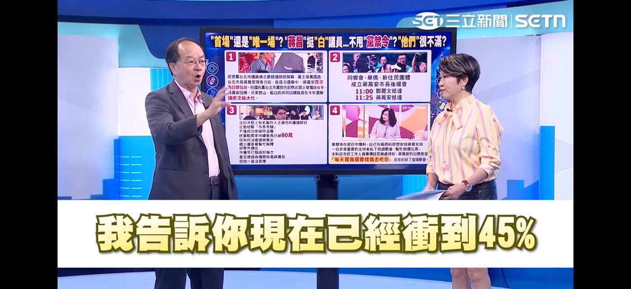 [討論] 王瑞德：現在沈伯洋支持率已經衝到45% - 政黑 - PTT.BEST 批踢踢爆文