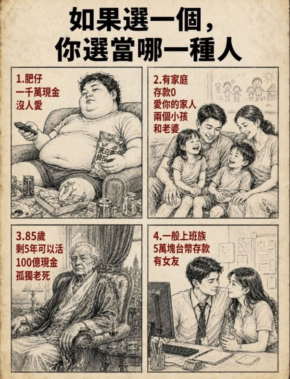 [問卦] 這四種人，選哪種人生最爽 - 八卦 - PTT.BEST 批踢踢爆文