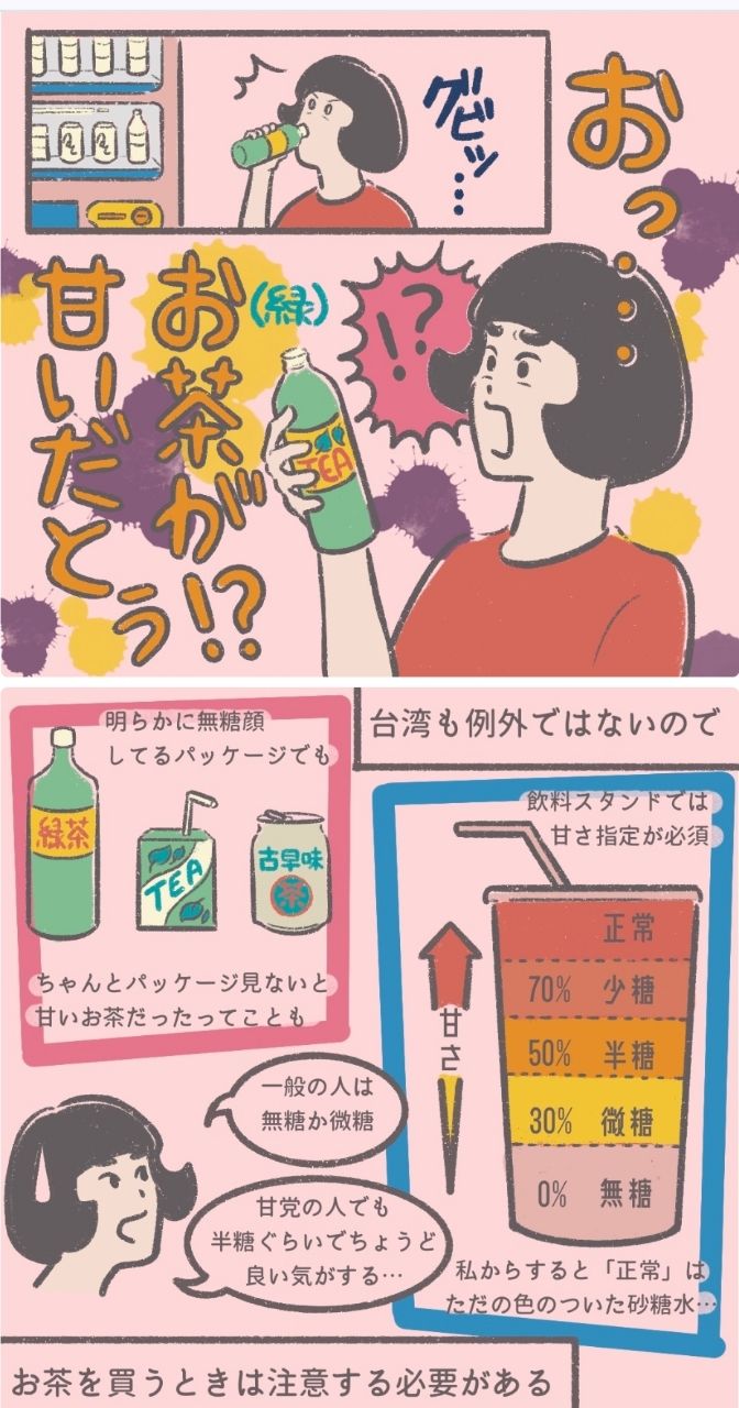 [討論] 漫畫家：台灣飲料正常甜 根本糖水 - 希洽 - PTT.BEST 批踢踢爆文