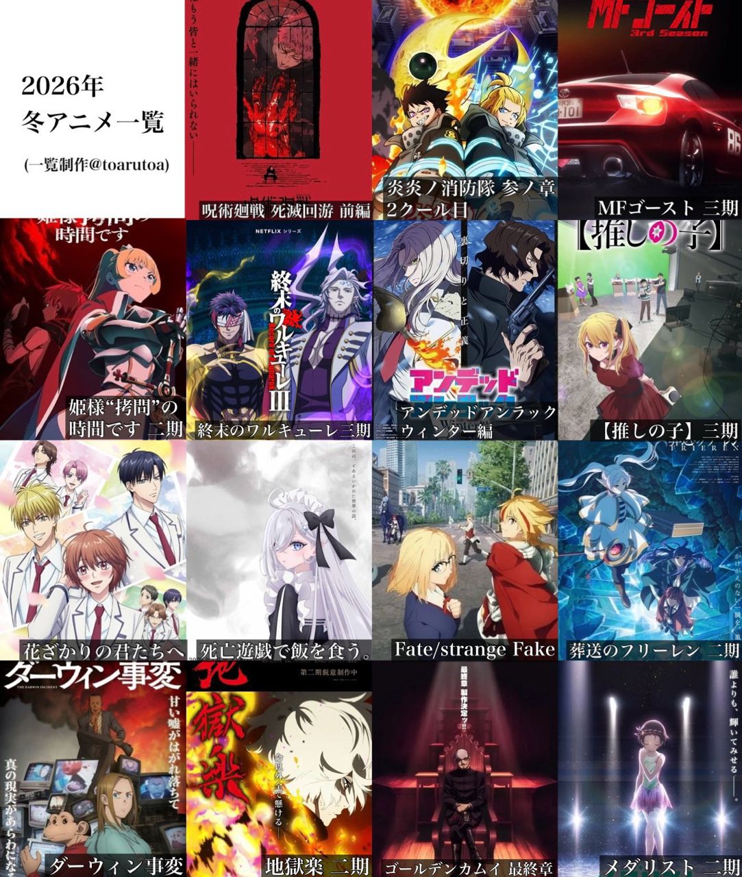 [閒聊] 2026一月新番怎麼看