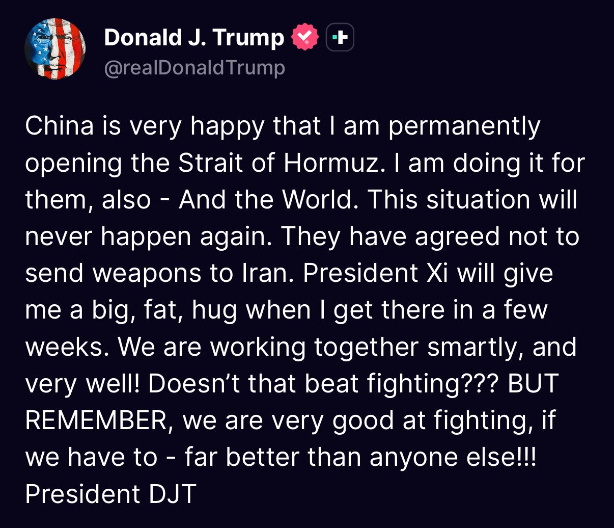 [問卦] 川普：習近平會給我一個又大又肥的擁抱 - 八卦 - PTT.BEST 批踢踢爆文